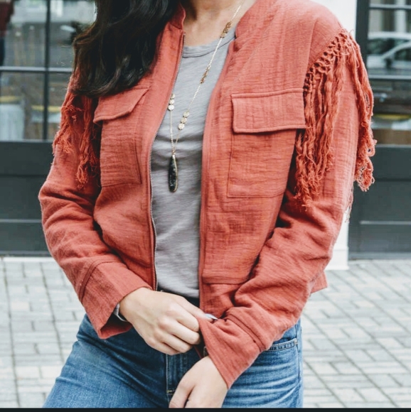 JACK by BB DAKOTA North West Fringe Jacket NWT